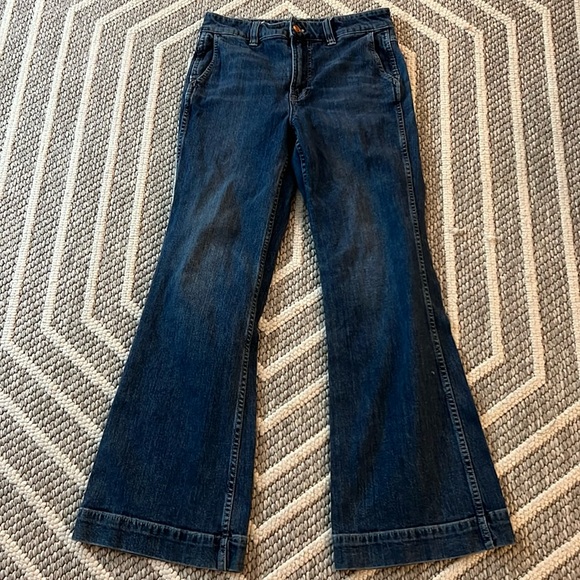 J. Crew Denim - J.Crew. Denim. Size 28. Wide leg jeans.